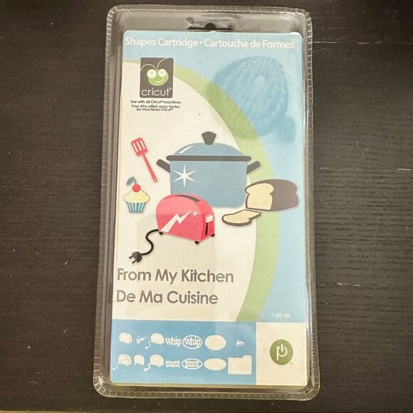 Cricut Shapes Cartridge "From My Kitchen/De Ma Cuisine" Sealed - Picture 1 of 2